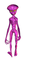 ugly creepy alien gif